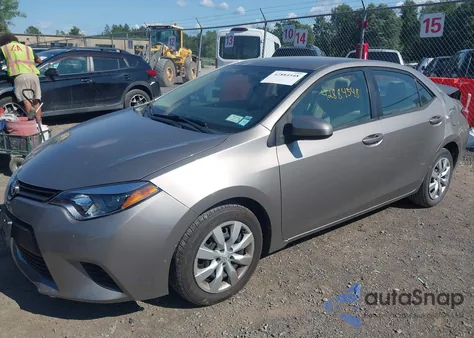 2014 Toyota Corolla Le from USA, damaged, VIN 2T1BURHE5EC105051